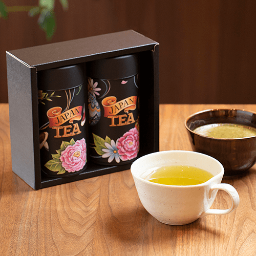 日本茶 ラテ ＋ フレーバーティ ギフト （茶筒入り）